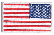 Rothco Iron On / Sew On Embroidered US Flag Patch LARSON TACTICAL SUPPLY