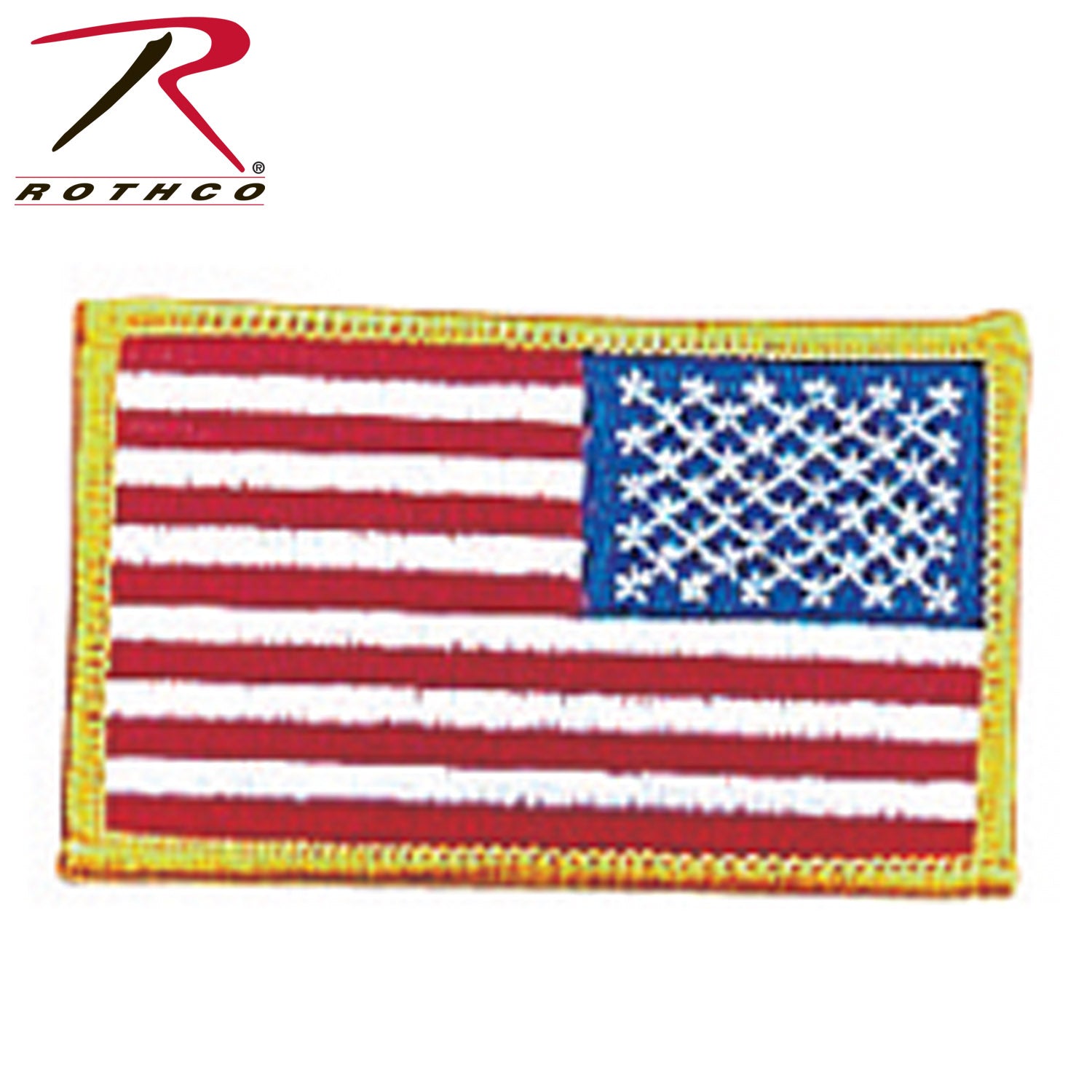 Rothco Iron On / Sew On Embroidered US Flag Patch LARSON TACTICAL SUPPLY