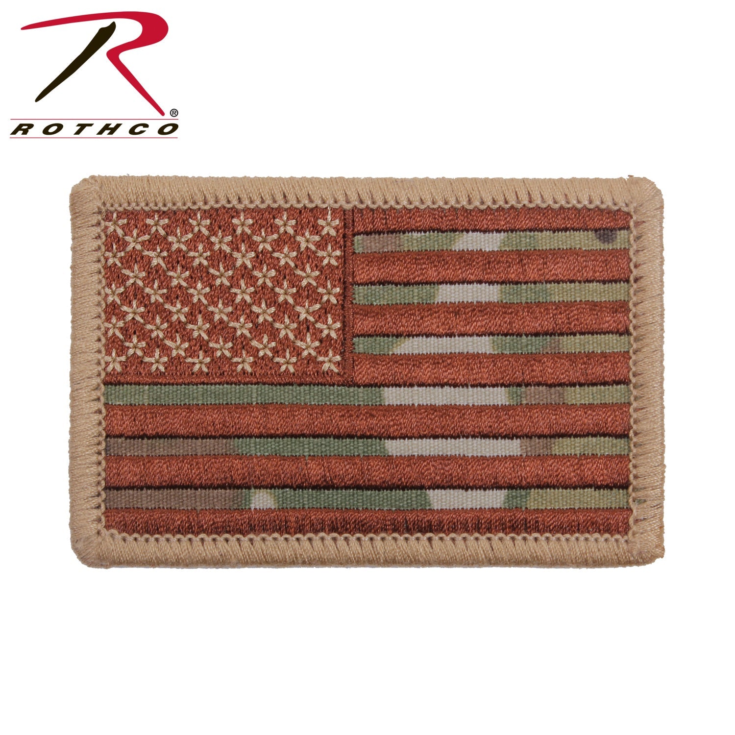 Rothco Iron On / Sew On Embroidered US Flag Patch LARSON TACTICAL SUPPLY