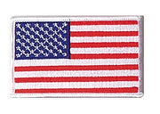 Rothco Iron On / Sew On Embroidered US Flag Patch LARSON TACTICAL SUPPLY