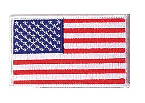 Rothco Iron On / Sew On Embroidered US Flag Patch LARSON TACTICAL SUPPLY
