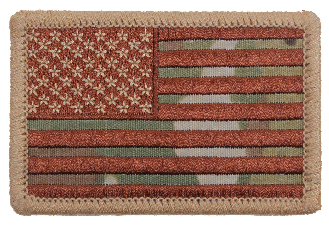 Rothco Iron On / Sew On Embroidered US Flag Patch LARSON TACTICAL SUPPLY
