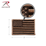 Rothco Iron On / Sew On Embroidered US Flag Patch LARSON TACTICAL SUPPLY