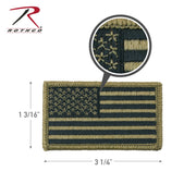 Rothco OCP American Flag Patch With Hook Back LARSON TACTICAL SUPPLY