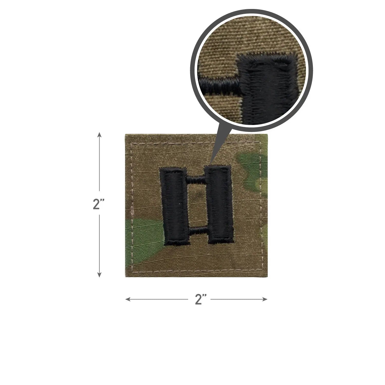 Rothco Official U.S. Made Embroidered Rank Insignia - Captain Insignia LARSON TACTICAL SUPPLY