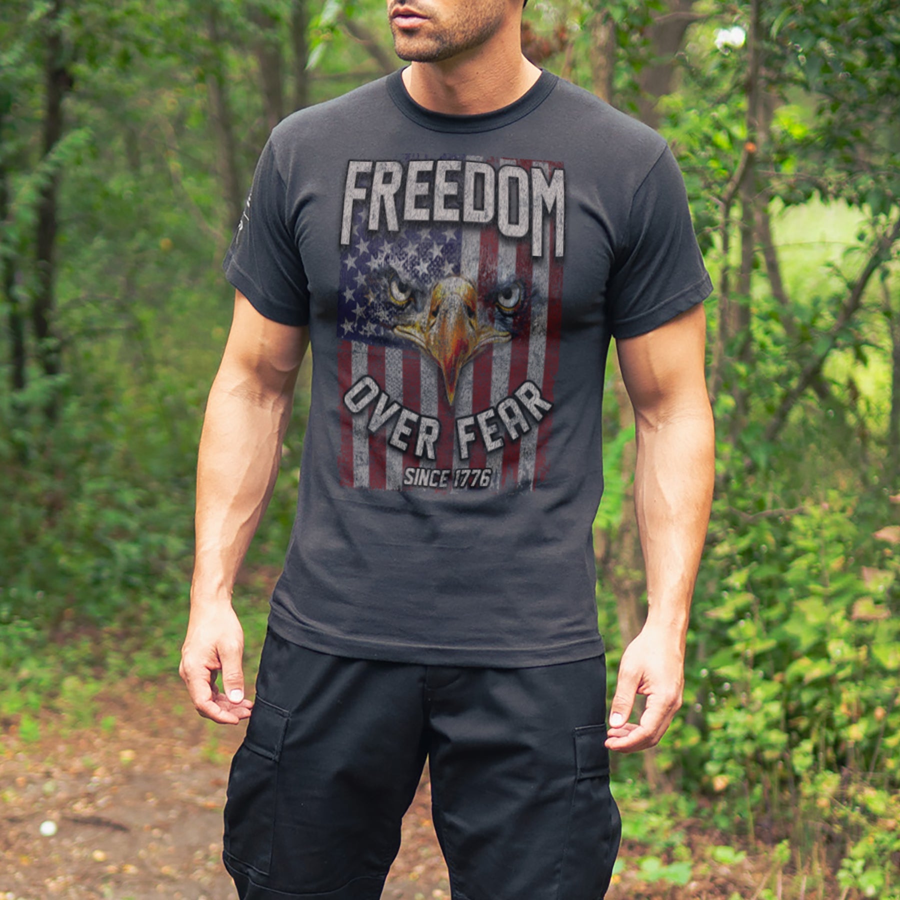 Rothco Freedom Over Fear T-Shirt LARSON TACTICAL SUPPLY
