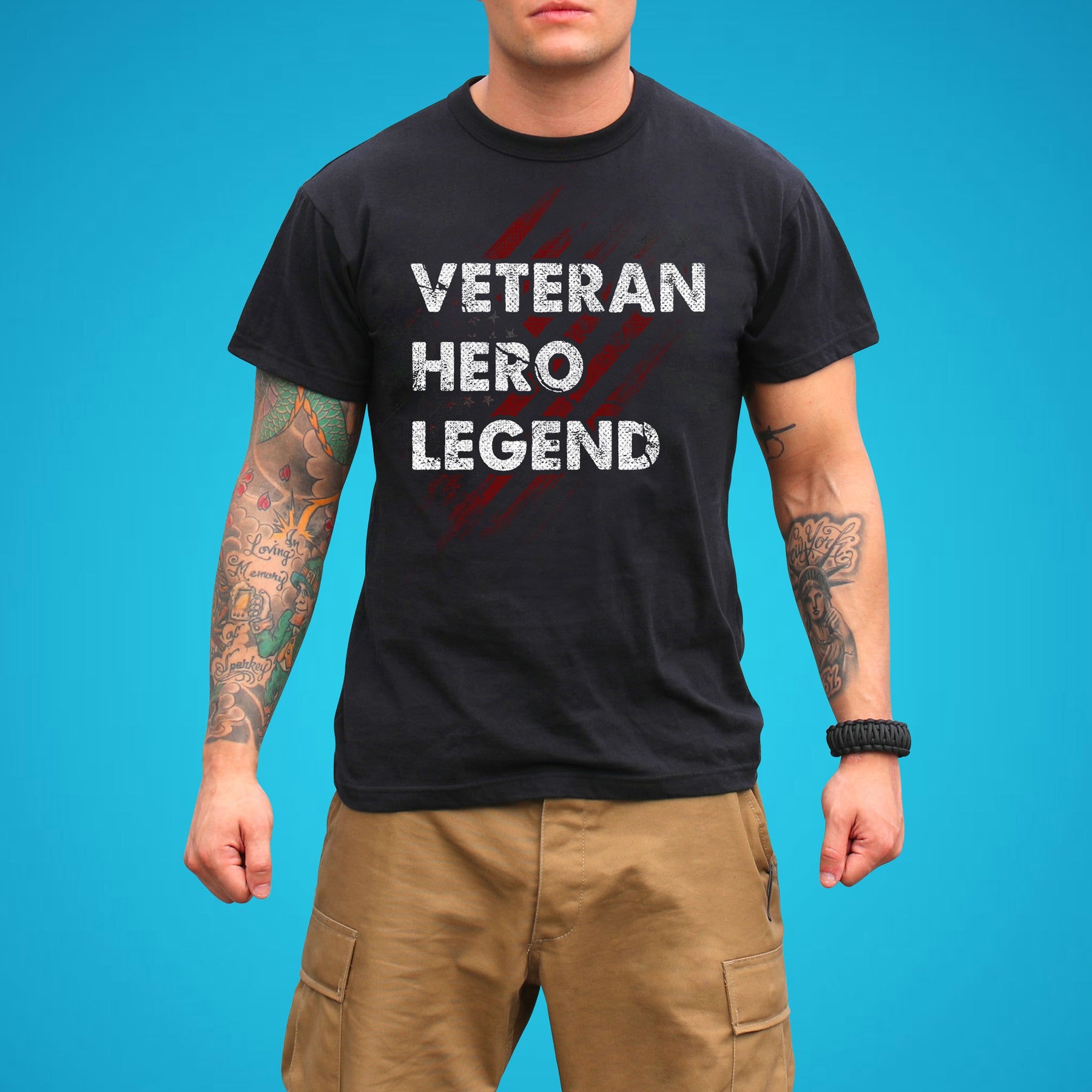 Rothco Veteran Hero Legend T-Shirt LARSON TACTICAL SUPPLY
