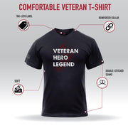 Rothco Veteran Hero Legend T-Shirt LARSON TACTICAL SUPPLY