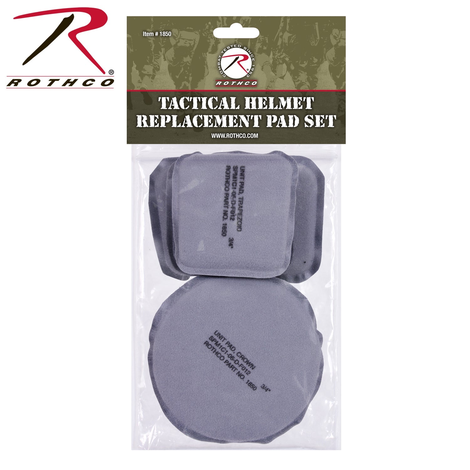 Rothco Tactical Helmet Replacement Pad Set LARSON TACTICAL SUPPLY