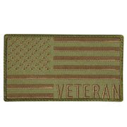 Rothco Veteran US Flag Patch - Coyote Brown LARSON TACTICAL SUPPLY