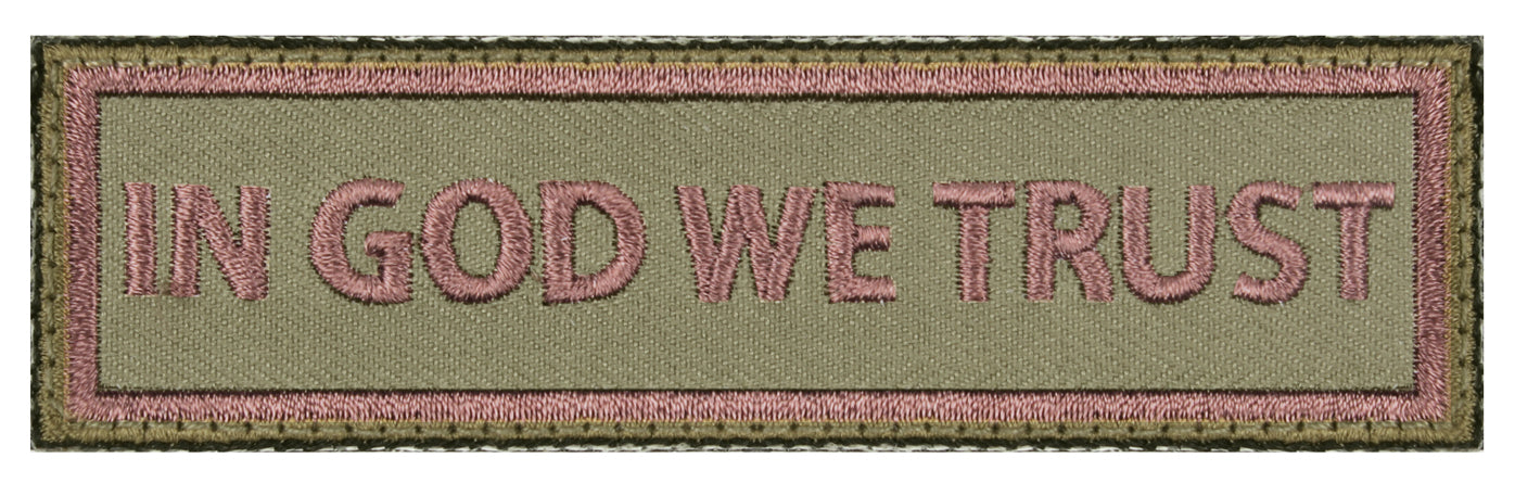 Rothco In God We Trust Morale Patch LARSON TACTICAL SUPPLY