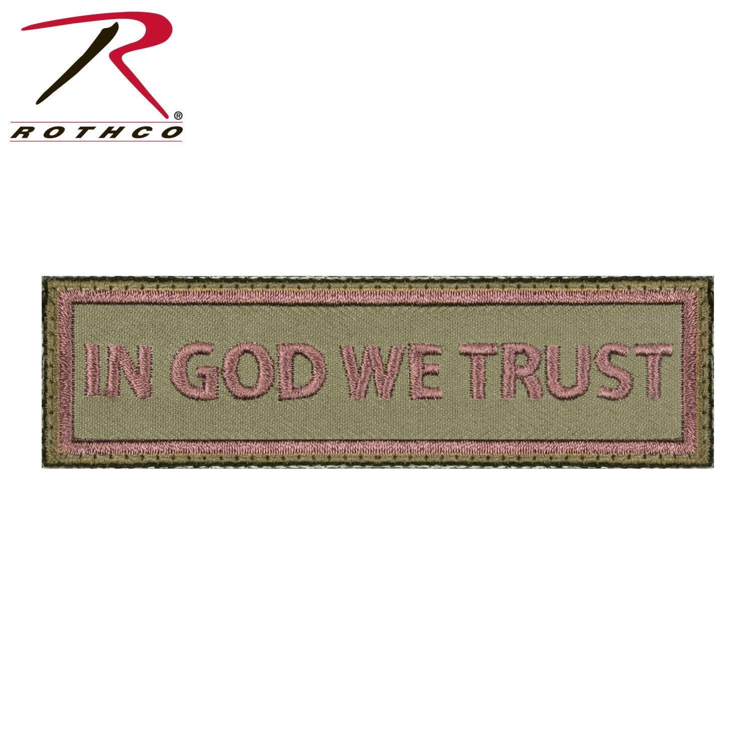 Rothco In God We Trust Morale Patch LARSON TACTICAL SUPPLY