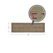 Rothco In God We Trust Morale Patch LARSON TACTICAL SUPPLY