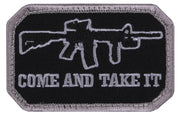 Rothco Come and Take It Morale Patch Black LARSON TACTICAL SUPPLY