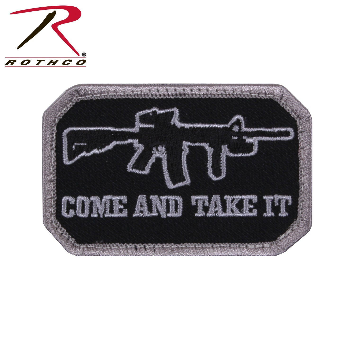 Rothco Come and Take It Morale Patch Black LARSON TACTICAL SUPPLY