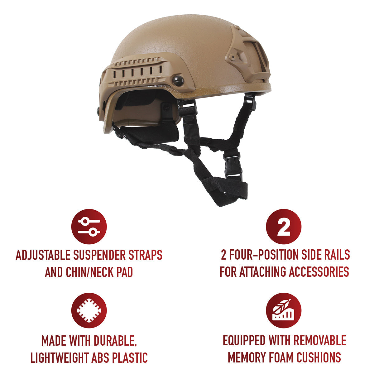 Rothco Base Jump Helmet LARSON TACTICAL SUPPLY