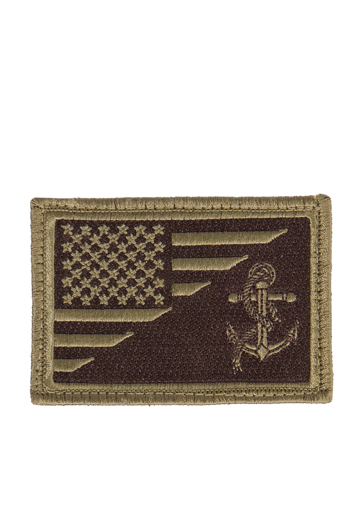 Rothco US Flag / USN Anchor Patch With Hook Back LARSON TACTICAL SUPPLY