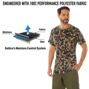 Rothco X Bear Archery Fred Bear Camo Moisture Wicking T-Shirt LARSON TACTICAL SUPPLY