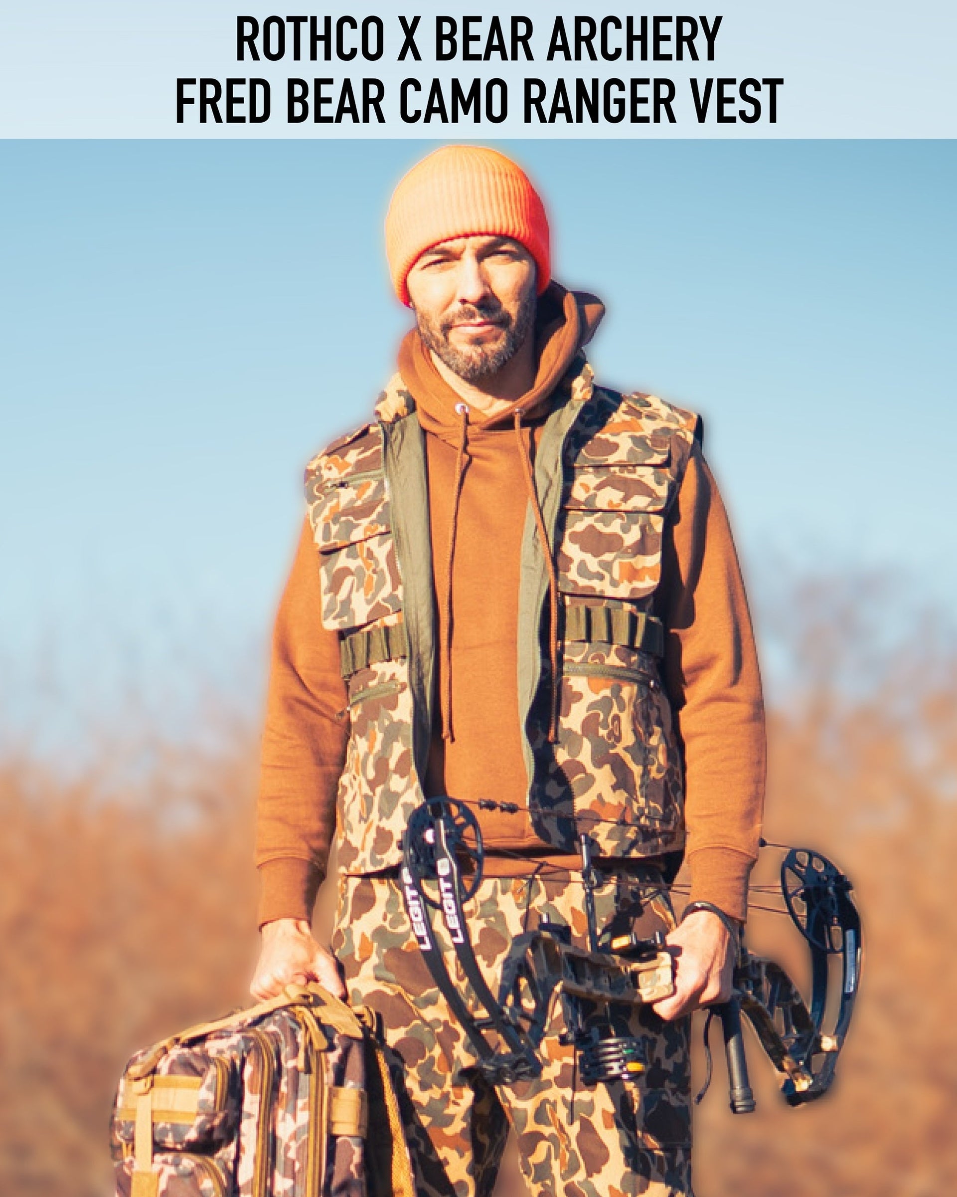 Rothco X Bear Archery Fred Bear Camo Ranger Vest LARSON TACTICAL SUPPLY