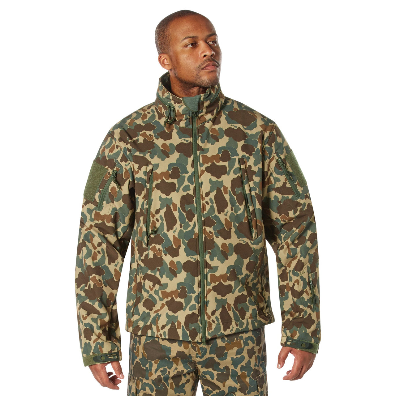Rothco X Bear Archery Fred Bear Camo Special Ops Soft Shell Jacket LARSON TACTICAL SUPPLY