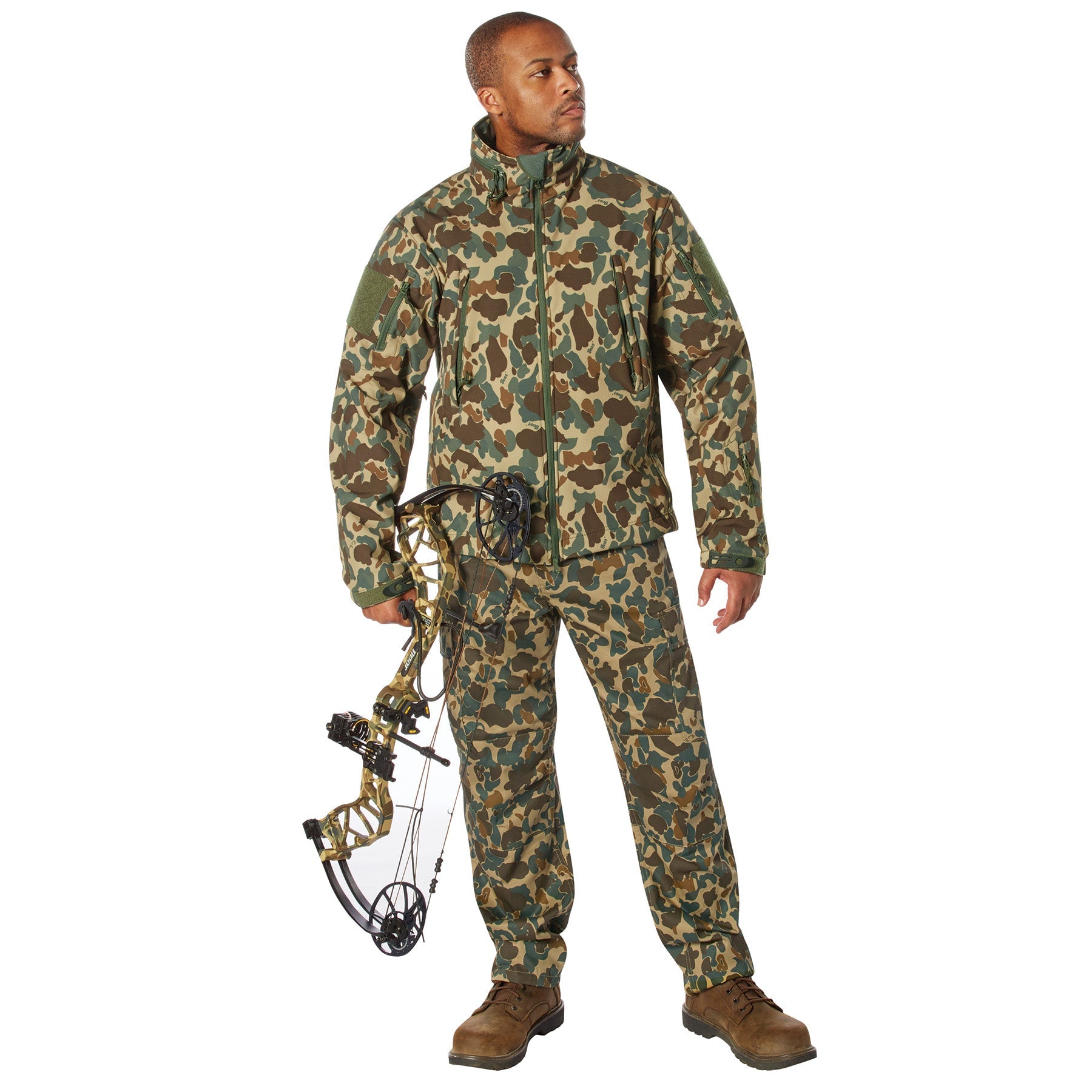 Rothco X Bear Archery Fred Bear Camo Special Ops Soft Shell Jacket LARSON TACTICAL SUPPLY