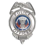 Rothco Security Officer Badge With Flags LARSON TACTICAL SUPPLY