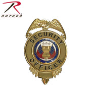 Rothco Security Officer Badge With Flags LARSON TACTICAL SUPPLY