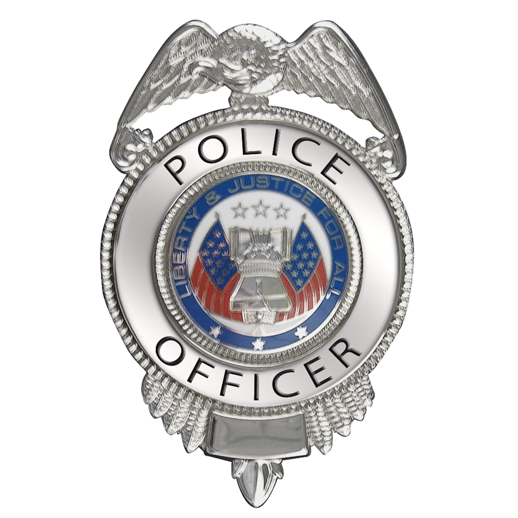 Rothco Security Officer Badge With Flags LARSON TACTICAL SUPPLY