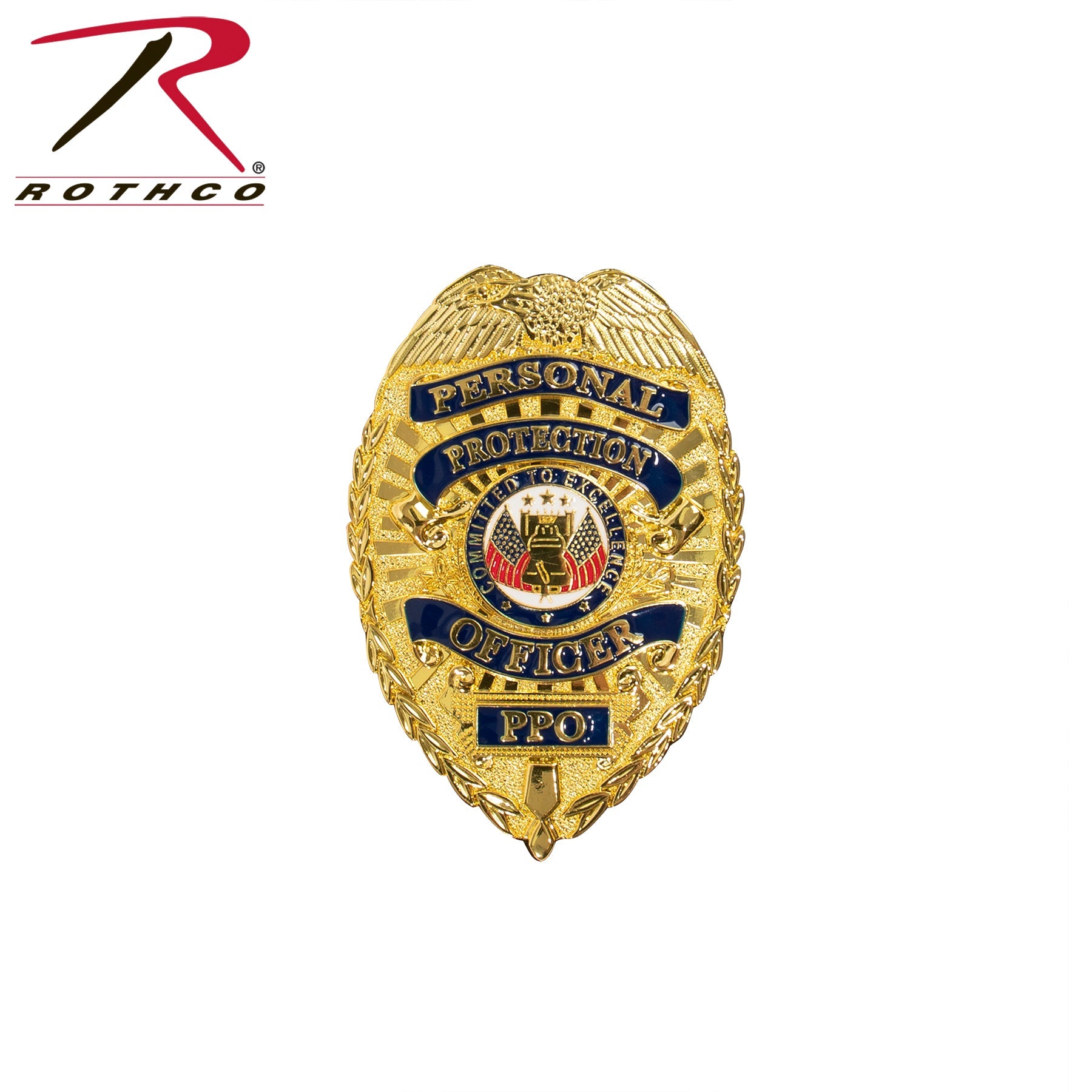 Rothco Personal Protection Officer (PPO) Badge LARSON TACTICAL SUPPLY