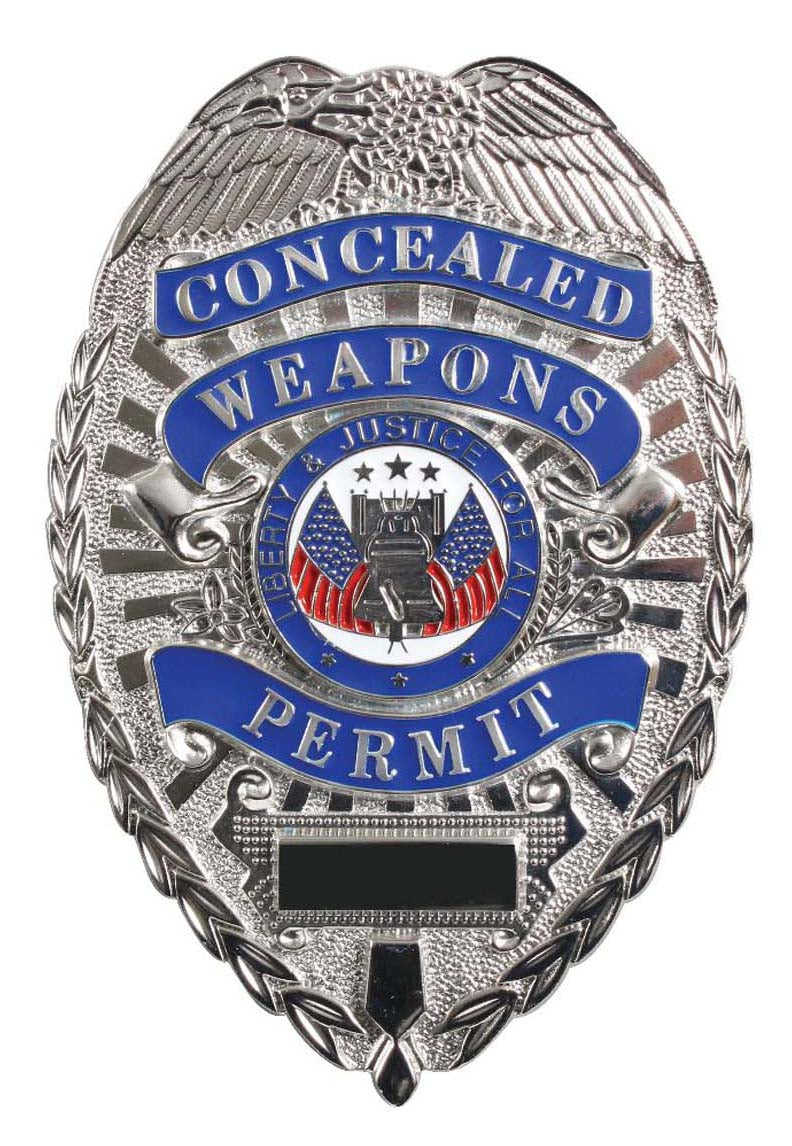 Rothco Deluxe "Concealed Weapons Permit" Badge LARSON TACTICAL SUPPLY