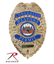 Rothco Deluxe "Concealed Weapons Permit" Badge LARSON TACTICAL SUPPLY
