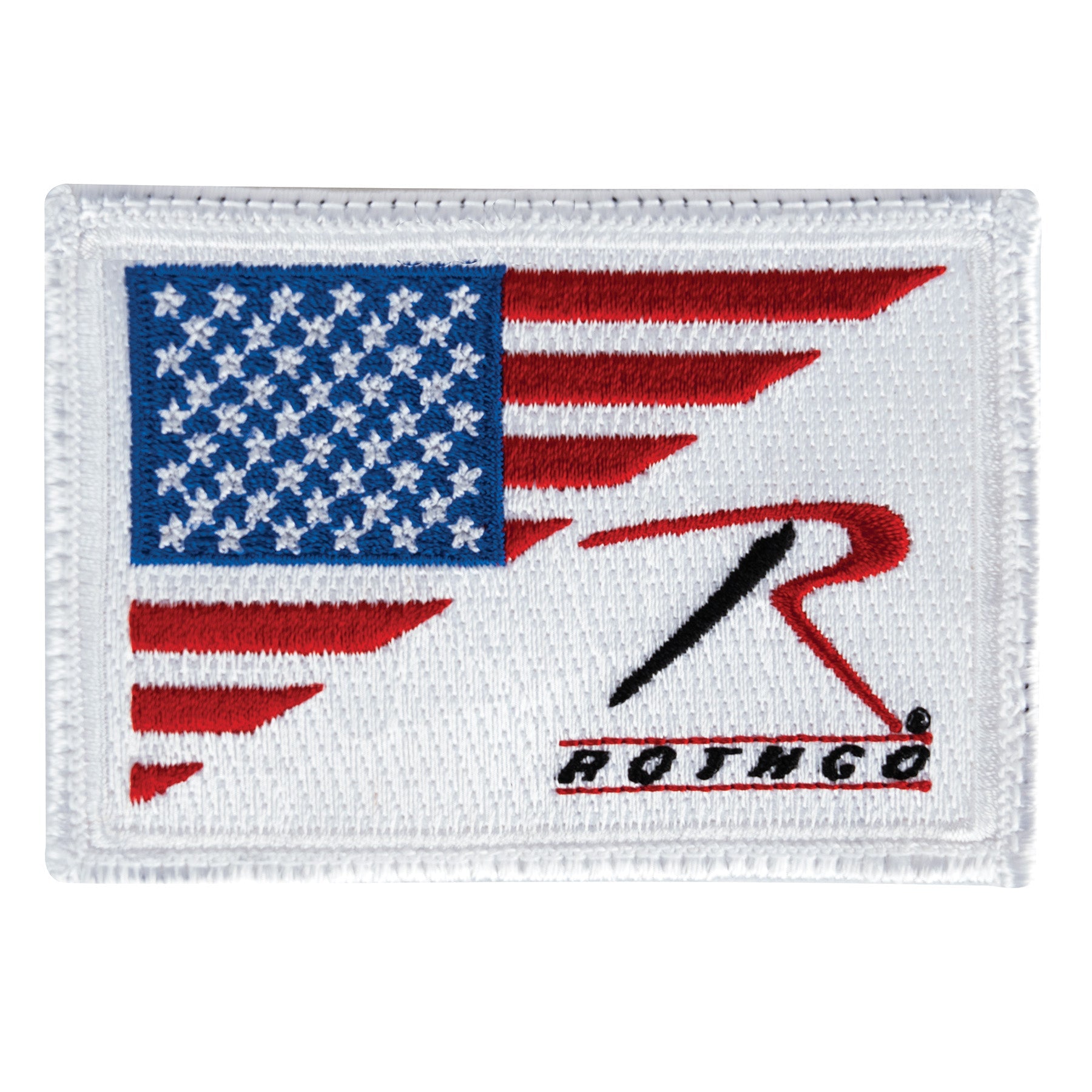 Rothco Logo US Flag Patch LARSON TACTICAL SUPPLY