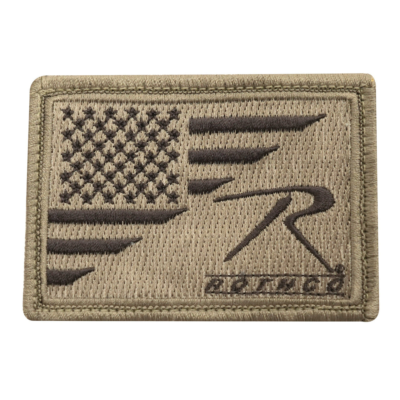 Rothco Logo US Flag Patch LARSON TACTICAL SUPPLY