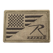 Rothco Logo US Flag Patch LARSON TACTICAL SUPPLY