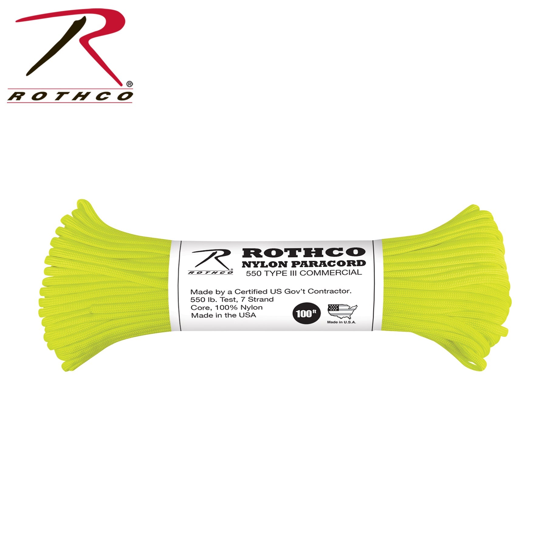Rothco Nylon Paracord Type III 550 LB LARSON TACTICAL SUPPLY
