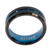 Rothco Tungsten Carbide Thin Blue Line Ring LARSON TACTICAL SUPPLY