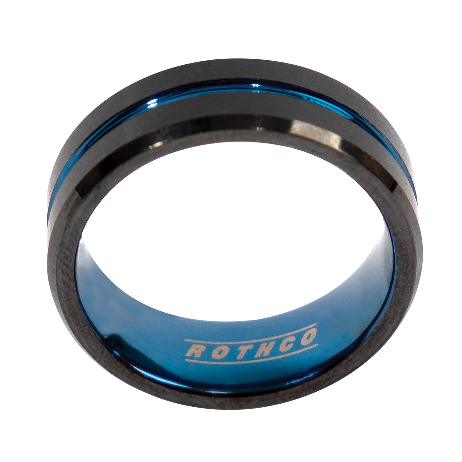 Rothco Tungsten Carbide Thin Blue Line Ring LARSON TACTICAL SUPPLY