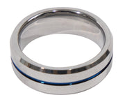 Rothco Tungsten Carbide Thin Blue Line Ring LARSON TACTICAL SUPPLY