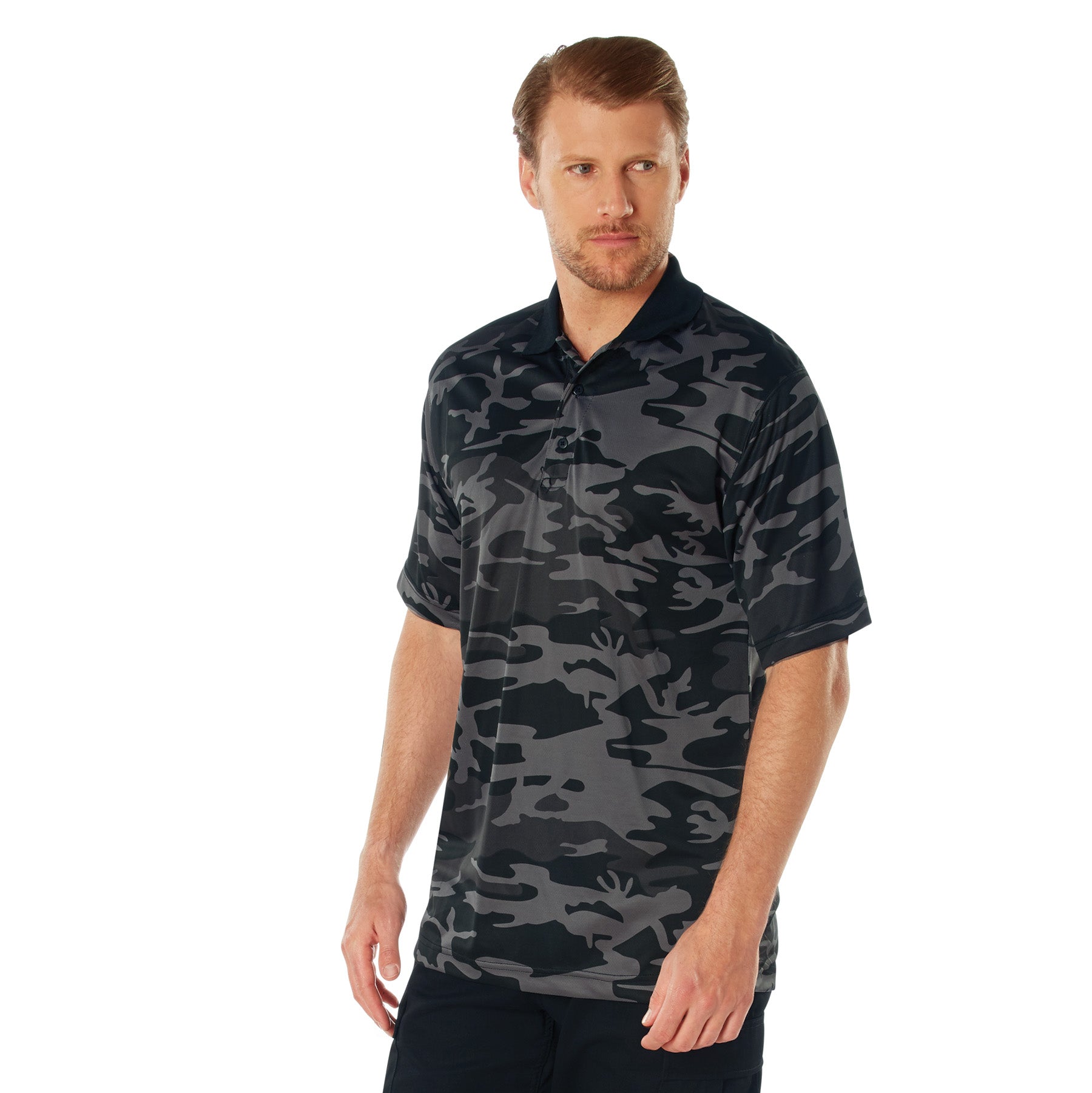 Rothco Moisture Wicking Polo Shirt LARSON TACTICAL SUPPLY