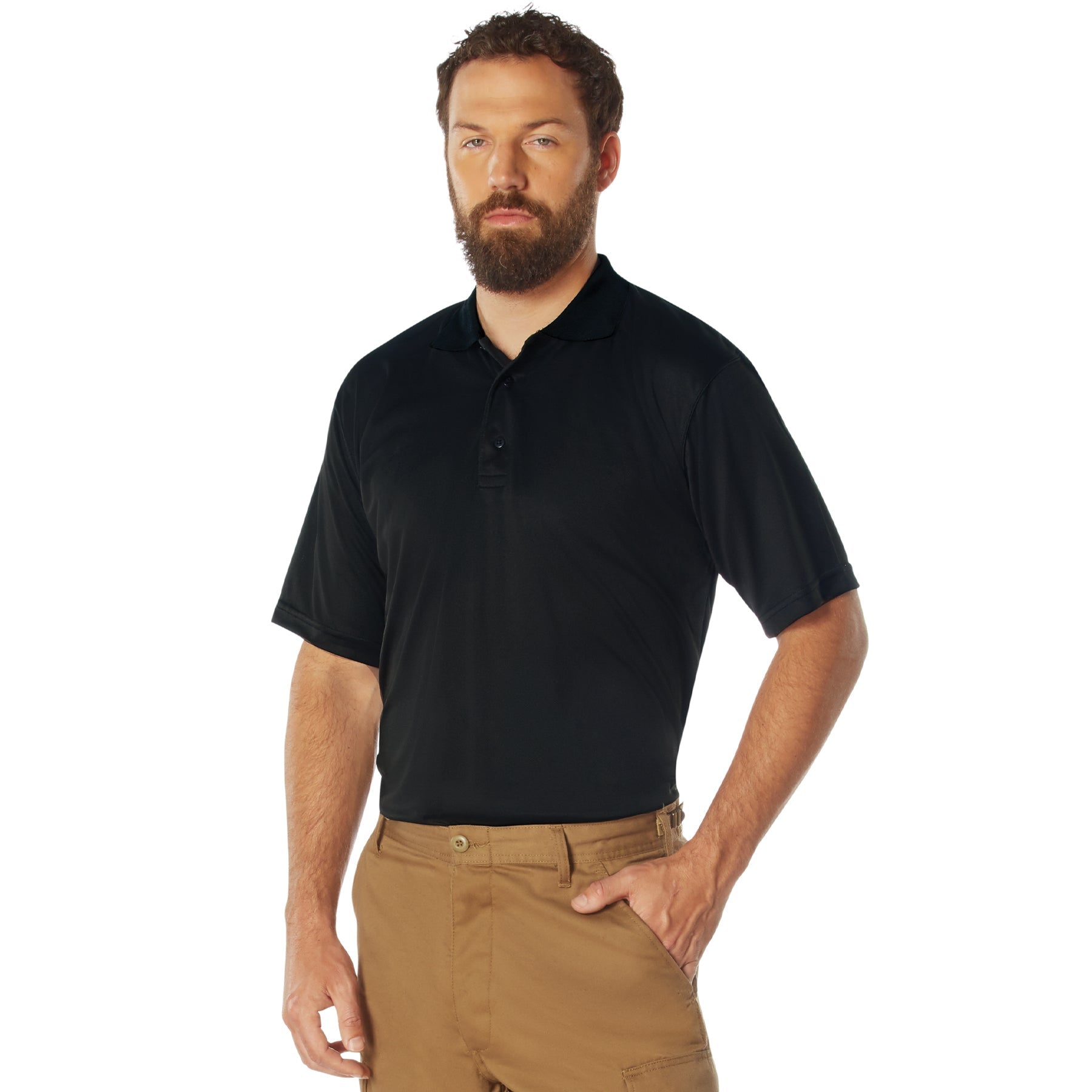 Rothco Moisture Wicking Polo Shirt LARSON TACTICAL SUPPLY