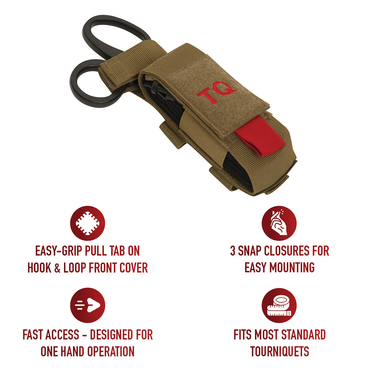 Rothco MOLLE Tactical Tourniquet and Shear Holder Pouch LARSON TACTICAL SUPPLY