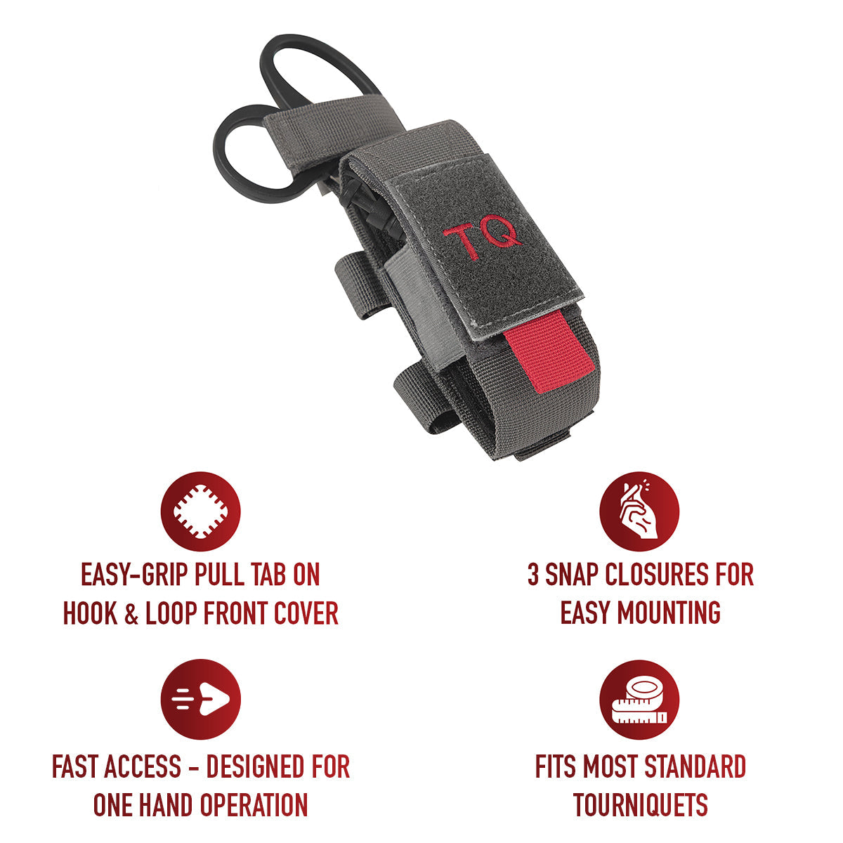 Rothco MOLLE Tactical Tourniquet and Shear Holder Pouch LARSON TACTICAL SUPPLY