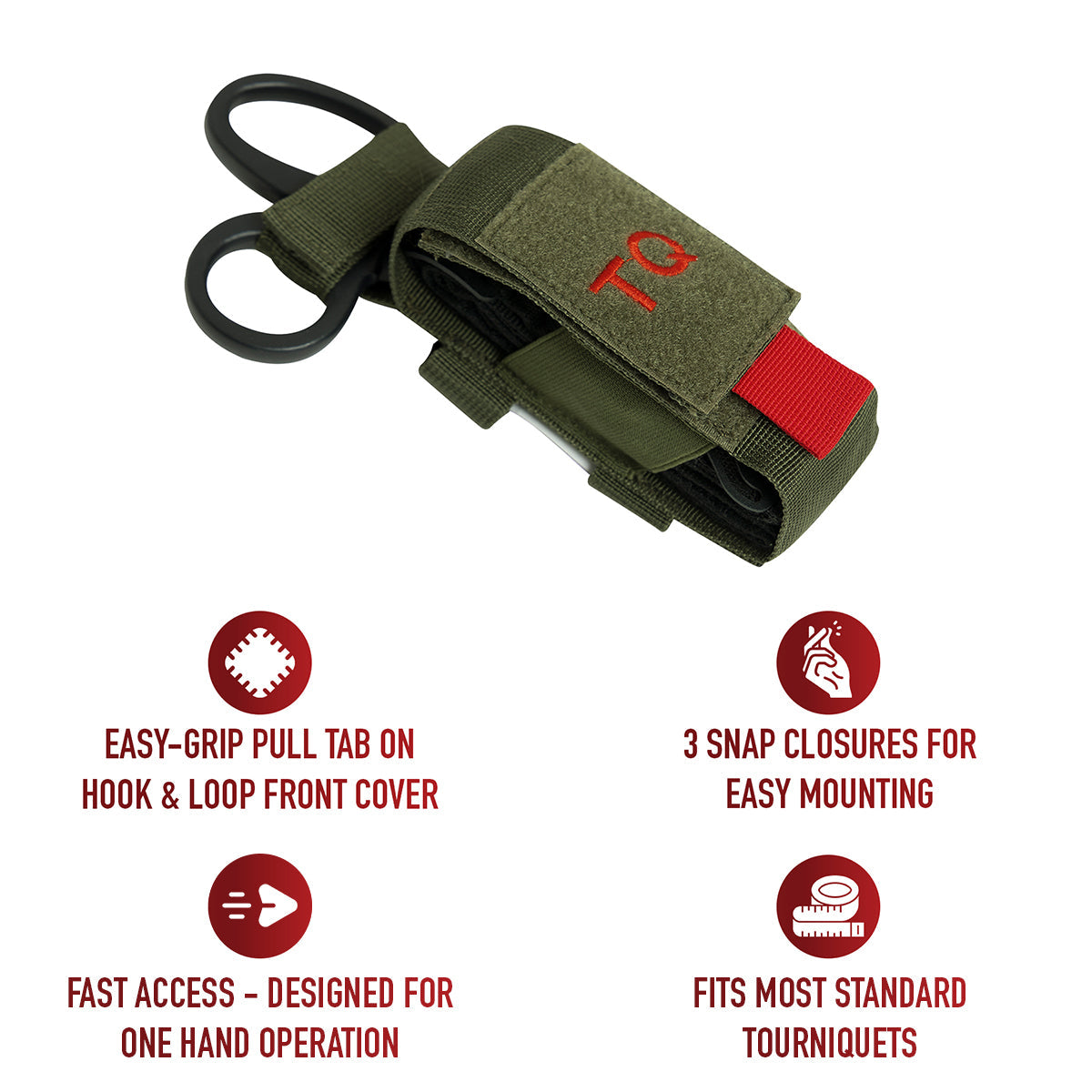 Rothco MOLLE Tactical Tourniquet and Shear Holder Pouch LARSON TACTICAL SUPPLY