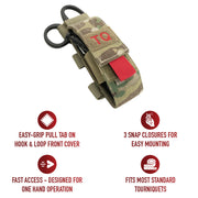 Rothco MOLLE Tactical Tourniquet and Shear Holder Pouch LARSON TACTICAL SUPPLY