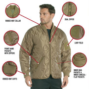 Rothco Concealed Carry Quilted Woobie Jacket LARSON TACTICAL SUPPLY