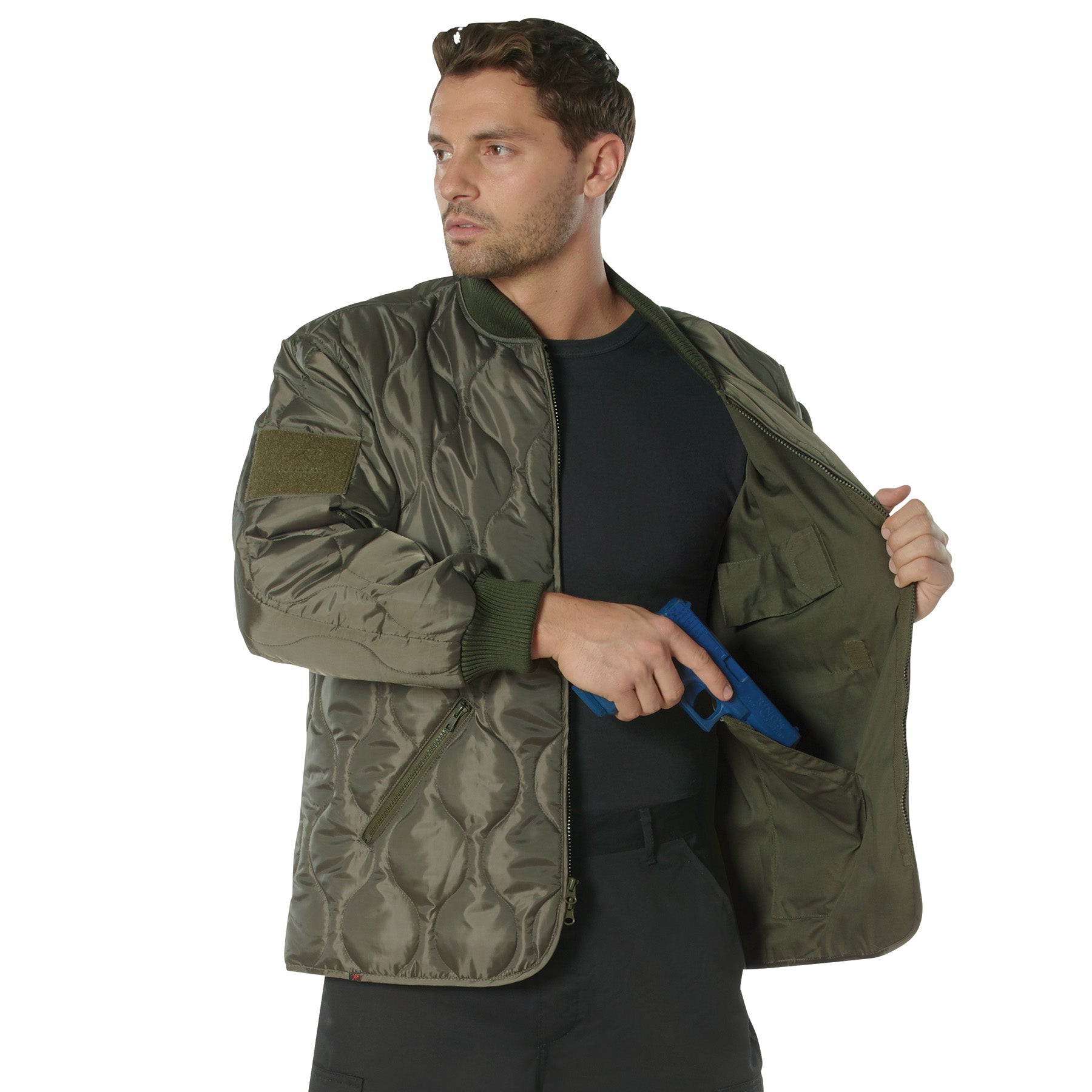 Rothco Concealed Carry Quilted Woobie Jacket LARSON TACTICAL SUPPLY