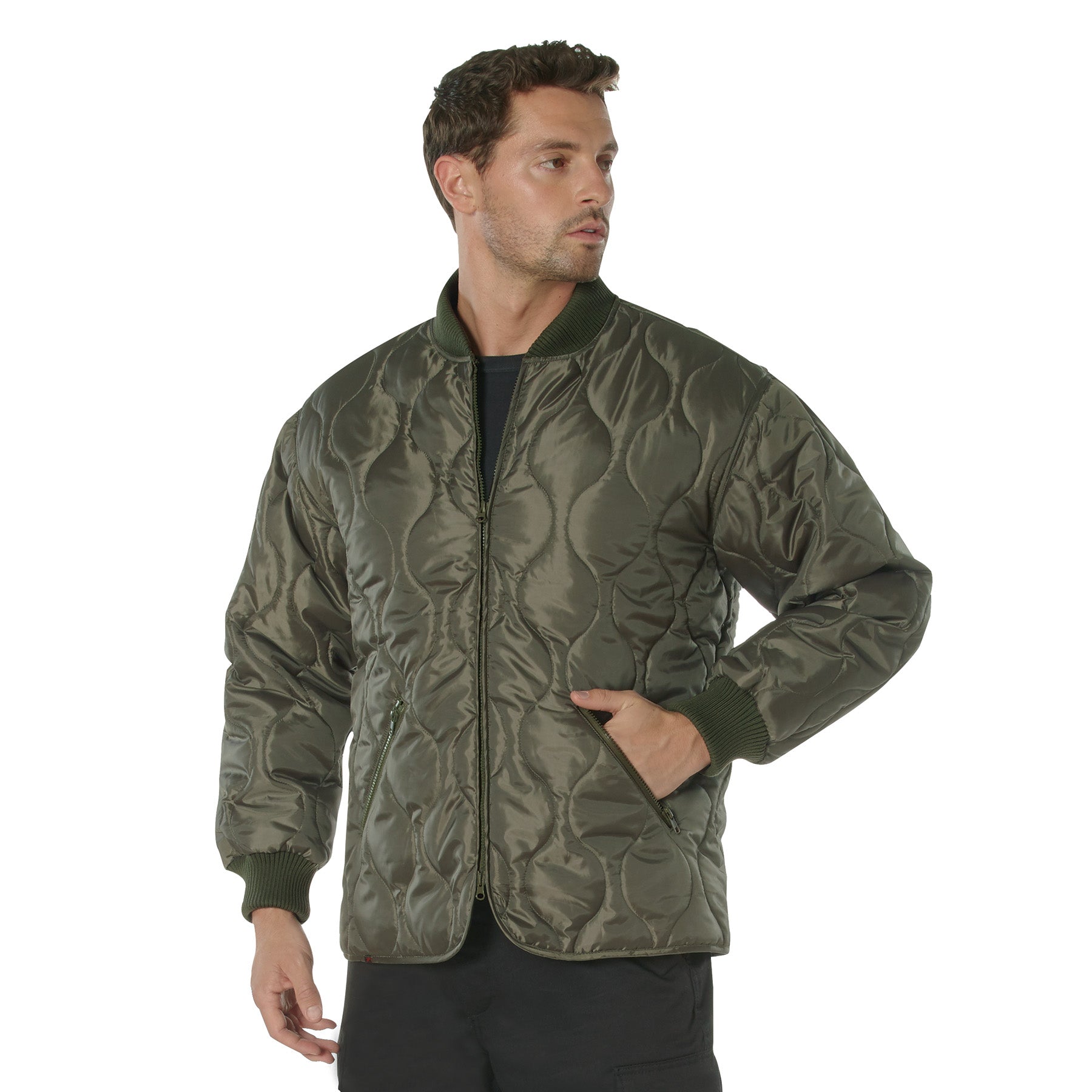 Rothco Concealed Carry Quilted Woobie Jacket LARSON TACTICAL SUPPLY