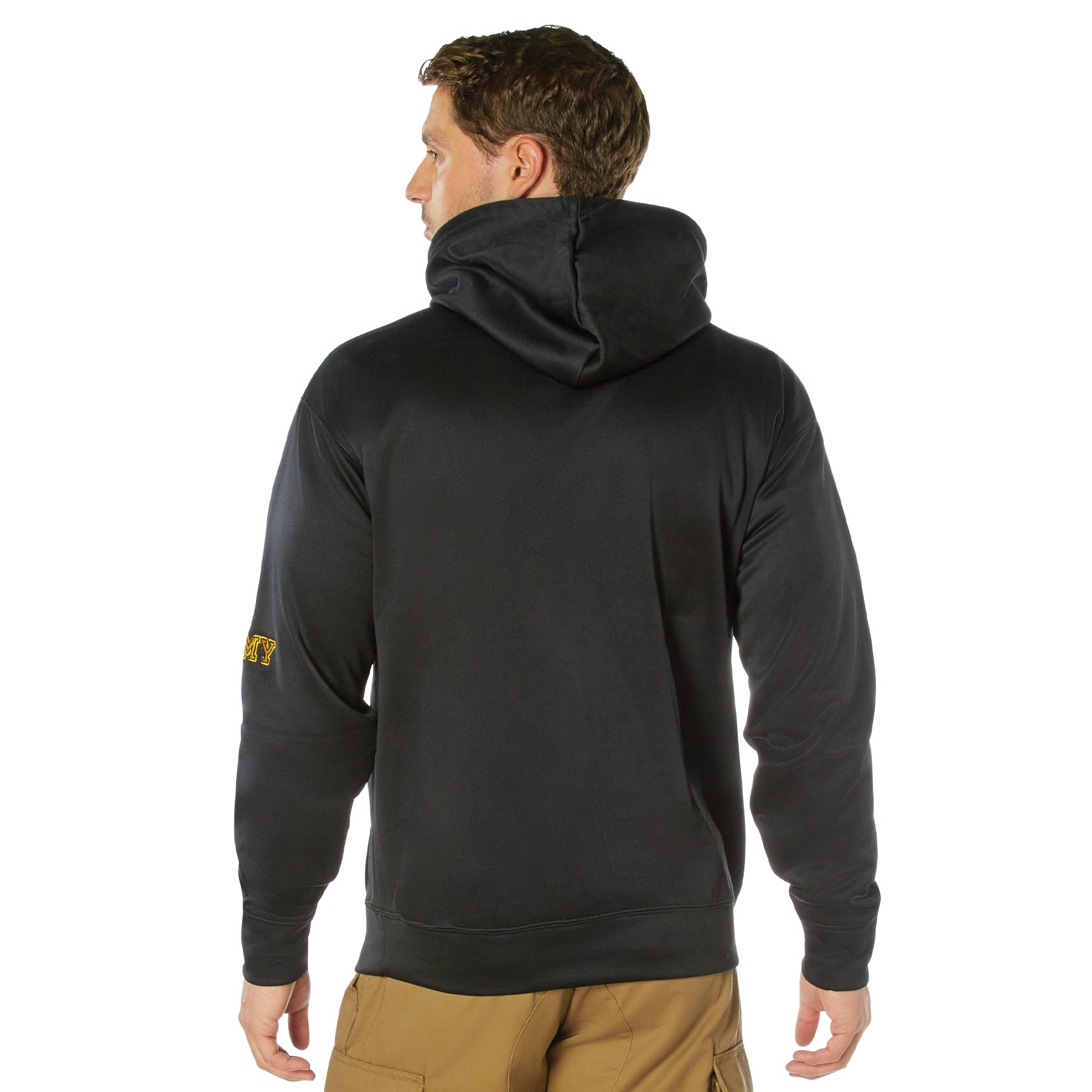 Rothco Army Pullover Hoodie - Black LARSON TACTICAL SUPPLY