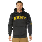 Rothco Army Pullover Hoodie - Black LARSON TACTICAL SUPPLY