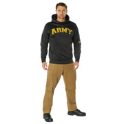 Rothco Army Pullover Hoodie - Black LARSON TACTICAL SUPPLY